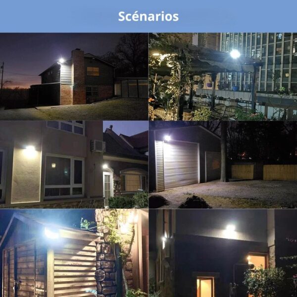 Projecteur solaire LED 30w 3000 lumens