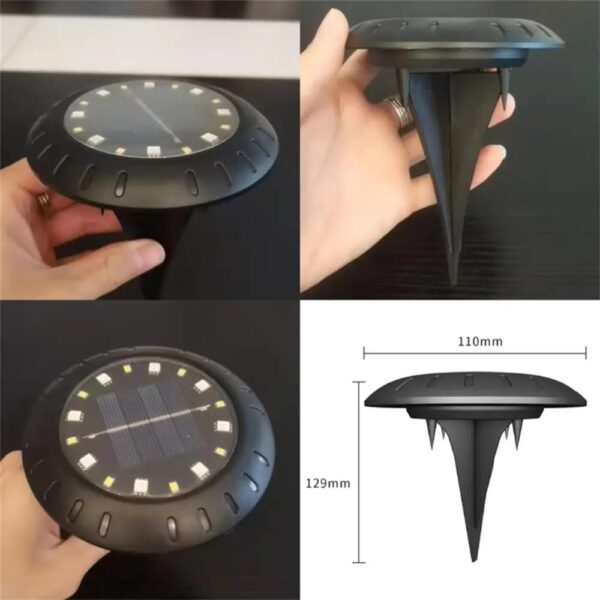 Projecteur solaire LED encastrable