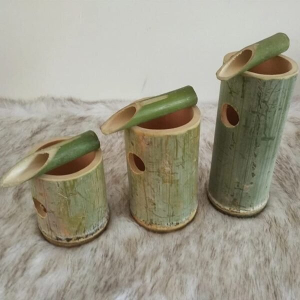 Tubes de bambou pour fontaines