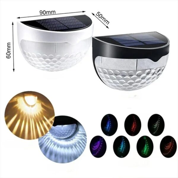Applique solaire murale demi rond