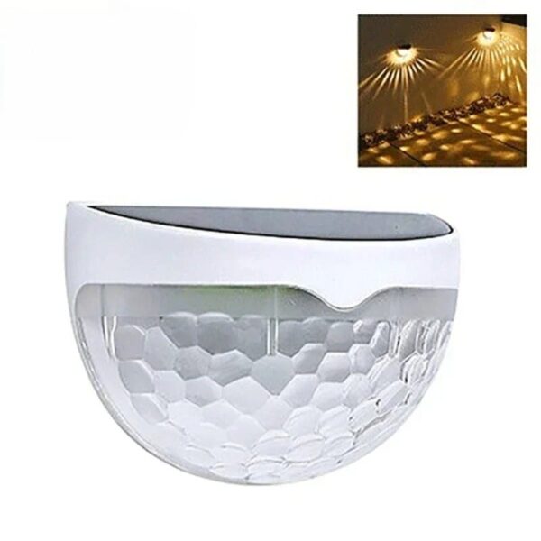 Applique solaire murale demi rond