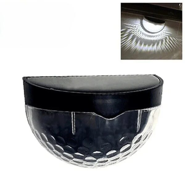 Applique solaire murale demi rond