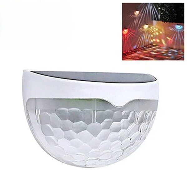 Applique solaire murale demi rond