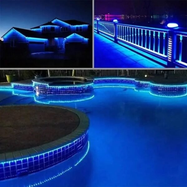 Guirlande solaire LED tube