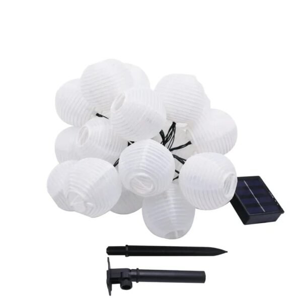 Guirlande solaire d'extérieur lampion ip65