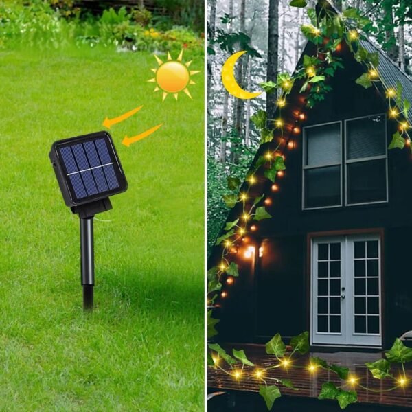 Guirlande solaire lierre