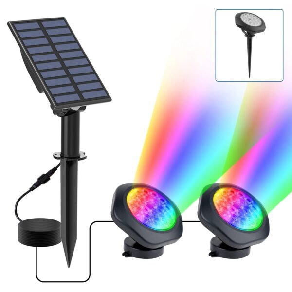 Mini spot solaire LED d'extérieur pour bassin