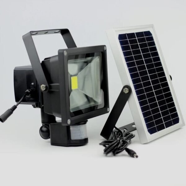 Projecteur solaire LED 20w 2000 lumens