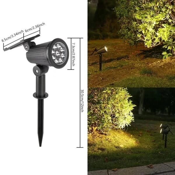 Spot solaire LED 200 lumens pour éclairage d'arbre