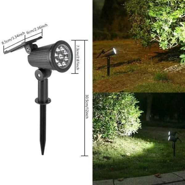 Spot solaire LED 200 lumens pour éclairage d'arbre