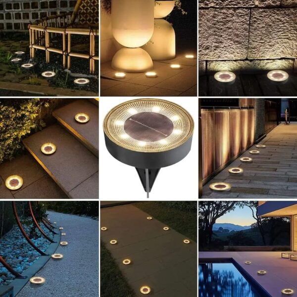 Spot solaire LED encastrable IP68
