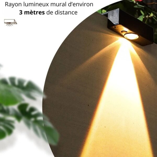 Spot solaire LED mural