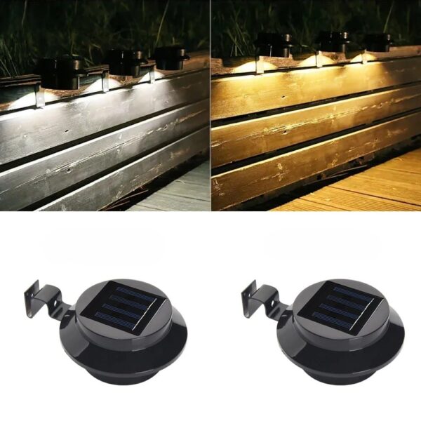 Spot solaire LED pour gouttière