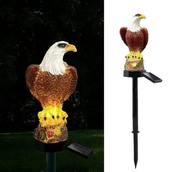 Aigle solaire décoratif pour jardin