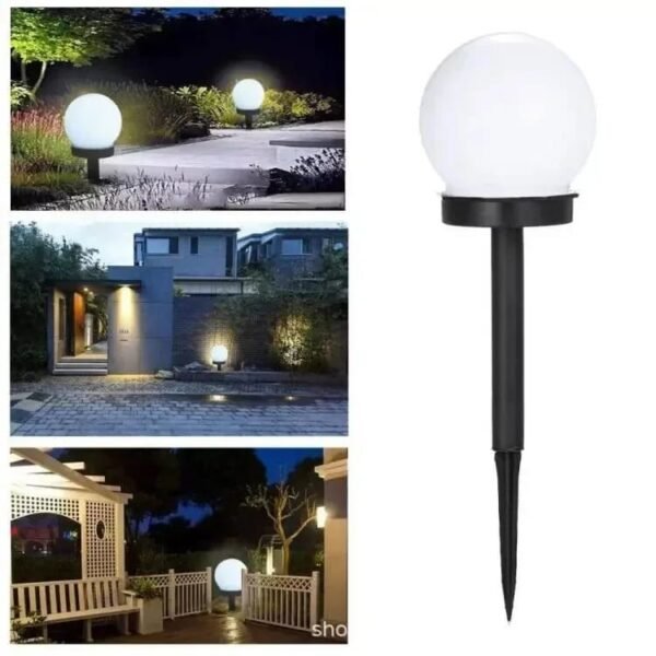 Balise boule solaire LED à piquer