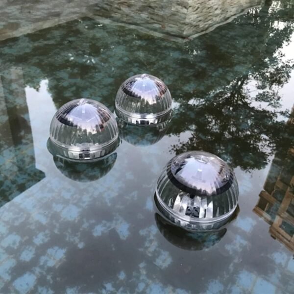 Boule solaire lumineuse disco flottante pour piscine