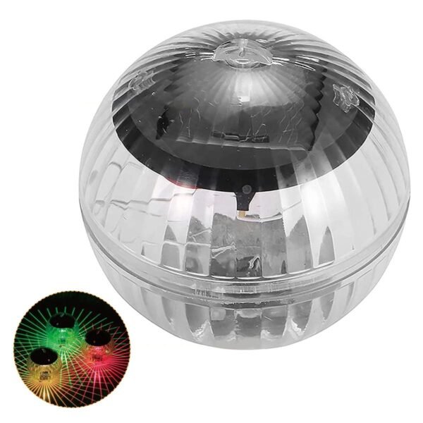 Boule solaire lumineuse disco flottante pour piscine