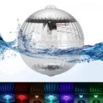 Boule solaire lumineuse disco flottante pour piscine 9