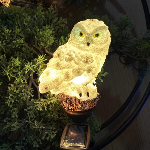 Chouette solaire pour jardin