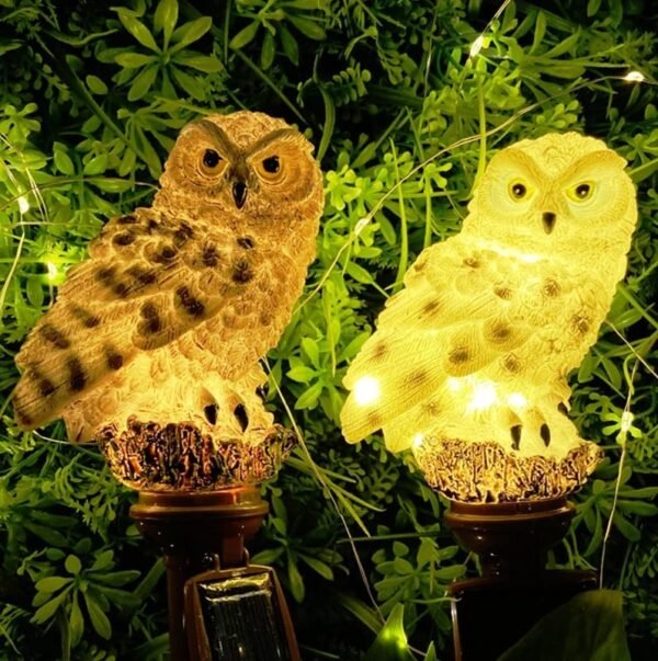 Chouette solaire pour jardin