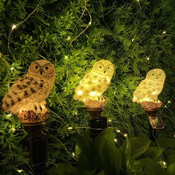Chouette solaire pour jardin