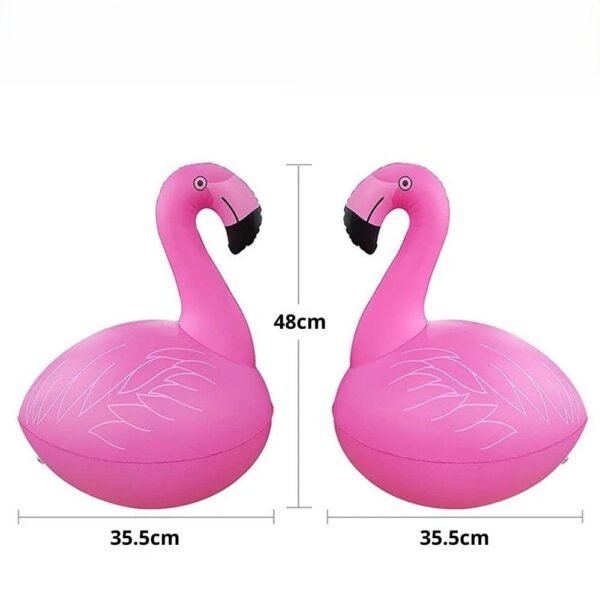 Flamant rose flottant lumineux solaire