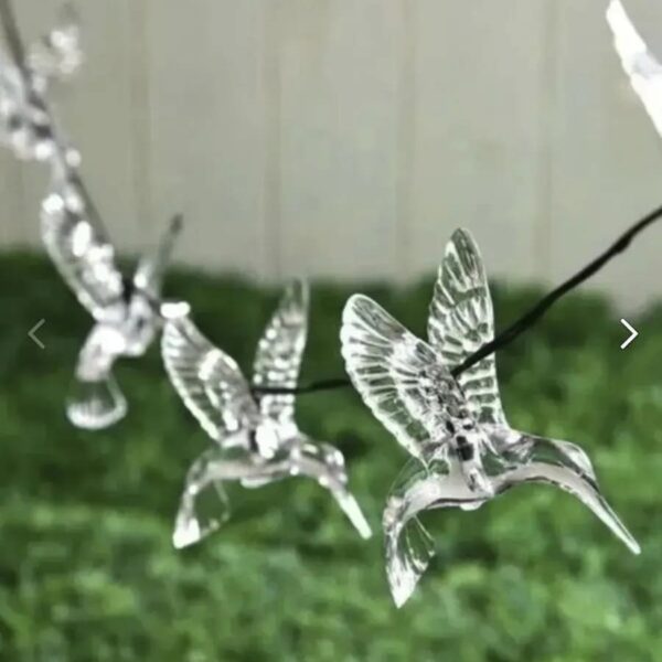 Guirlande solaire LED oiseaux de nuit