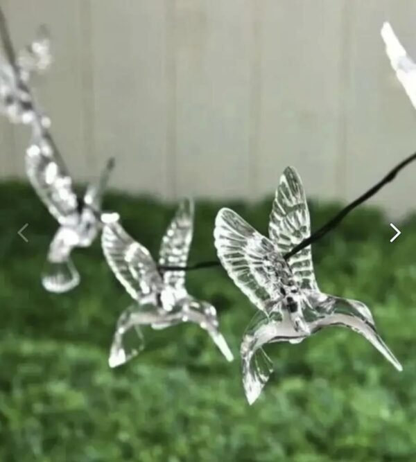 Guirlande solaire LED oiseaux de nuit