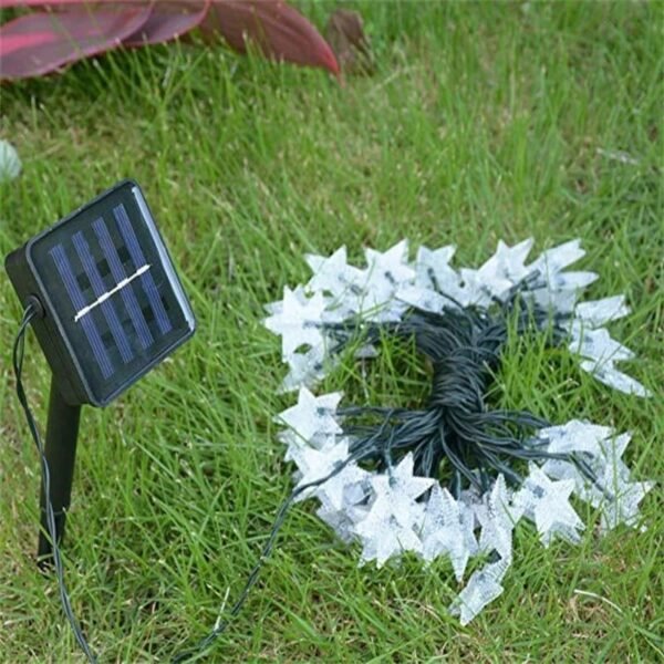 Guirlande solaire étoiles