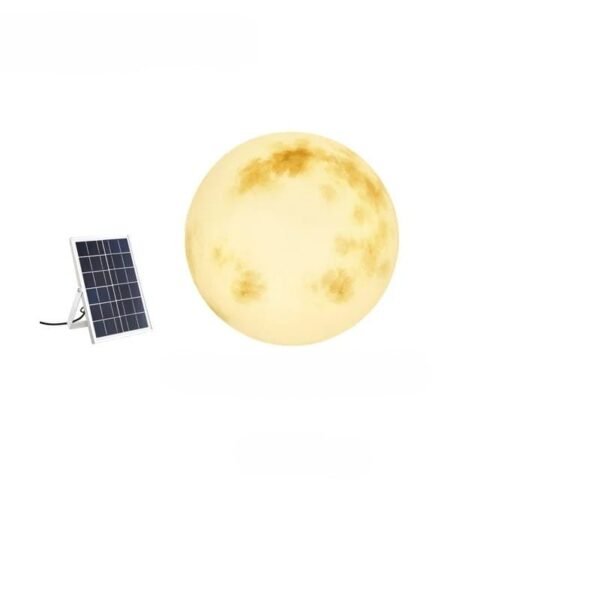 Lampe solaire LED en forme de lune