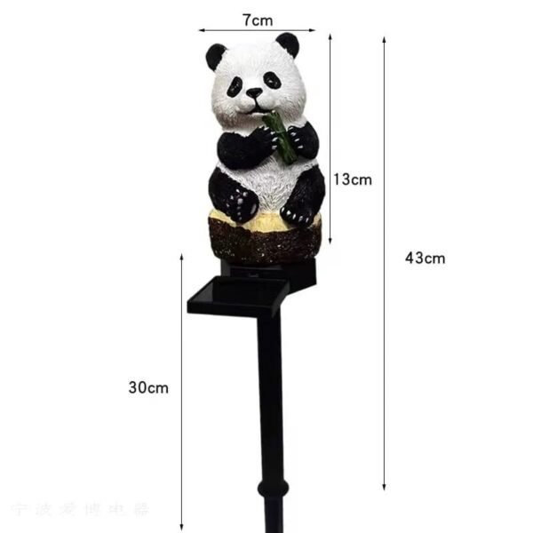 Lampe solaire panda