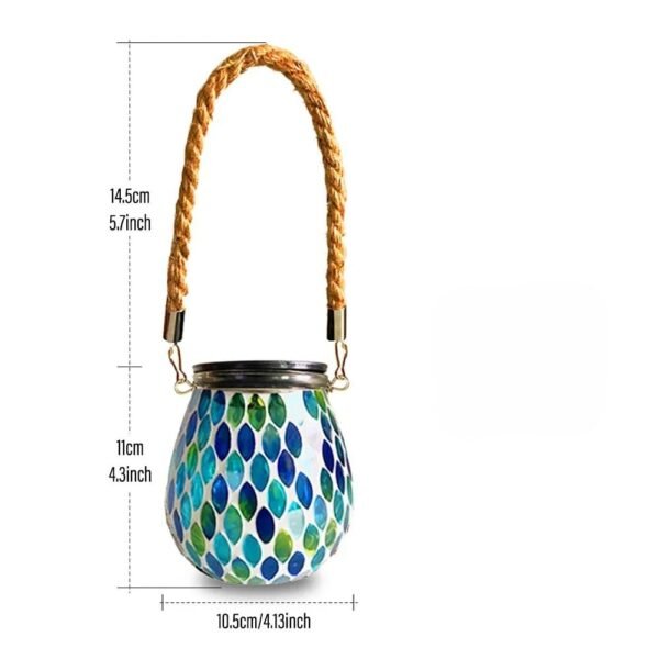 Lanterne solaire mosaique