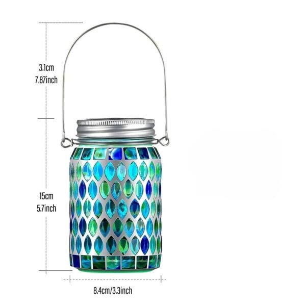 Lanterne solaire mosaique