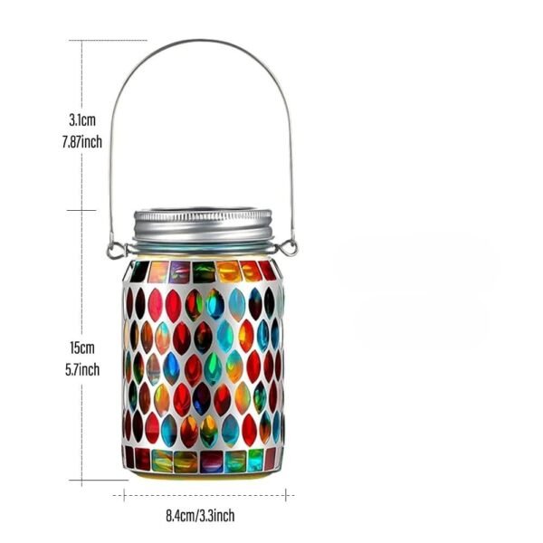 Lanterne solaire mosaique