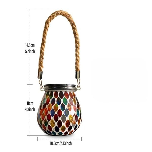 Lanterne solaire mosaique