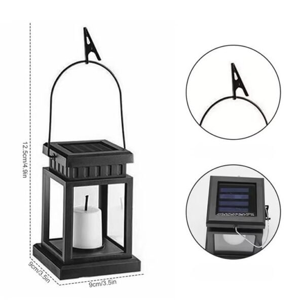 Lanterne solaire tombale et funéraire pour cimetière