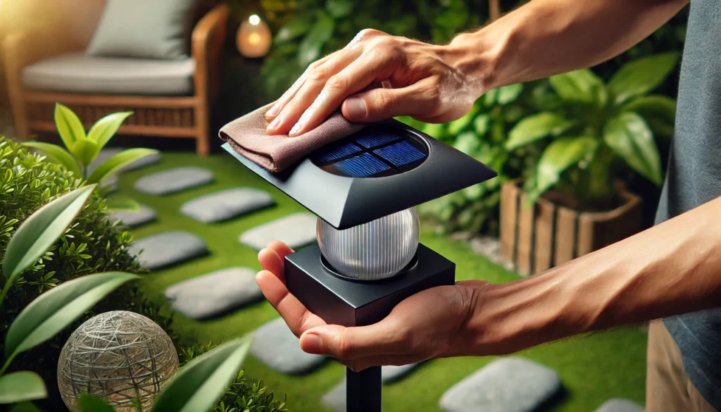 Comment nettoyer le capteur des lampes solaires ? 2 comment nettoyer le capteur des lampes solaires