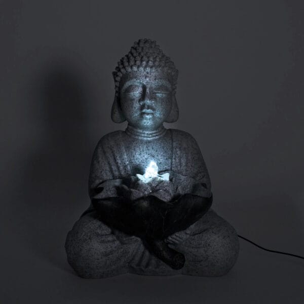 Fontaine solaire bouddha pour jardin
