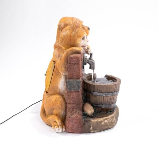 Fontaine solaire chien et chat