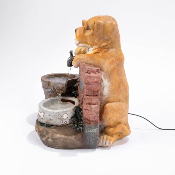 Fontaine solaire chien et chat