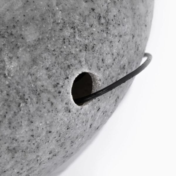 Fontaine solaire ronde de jardin