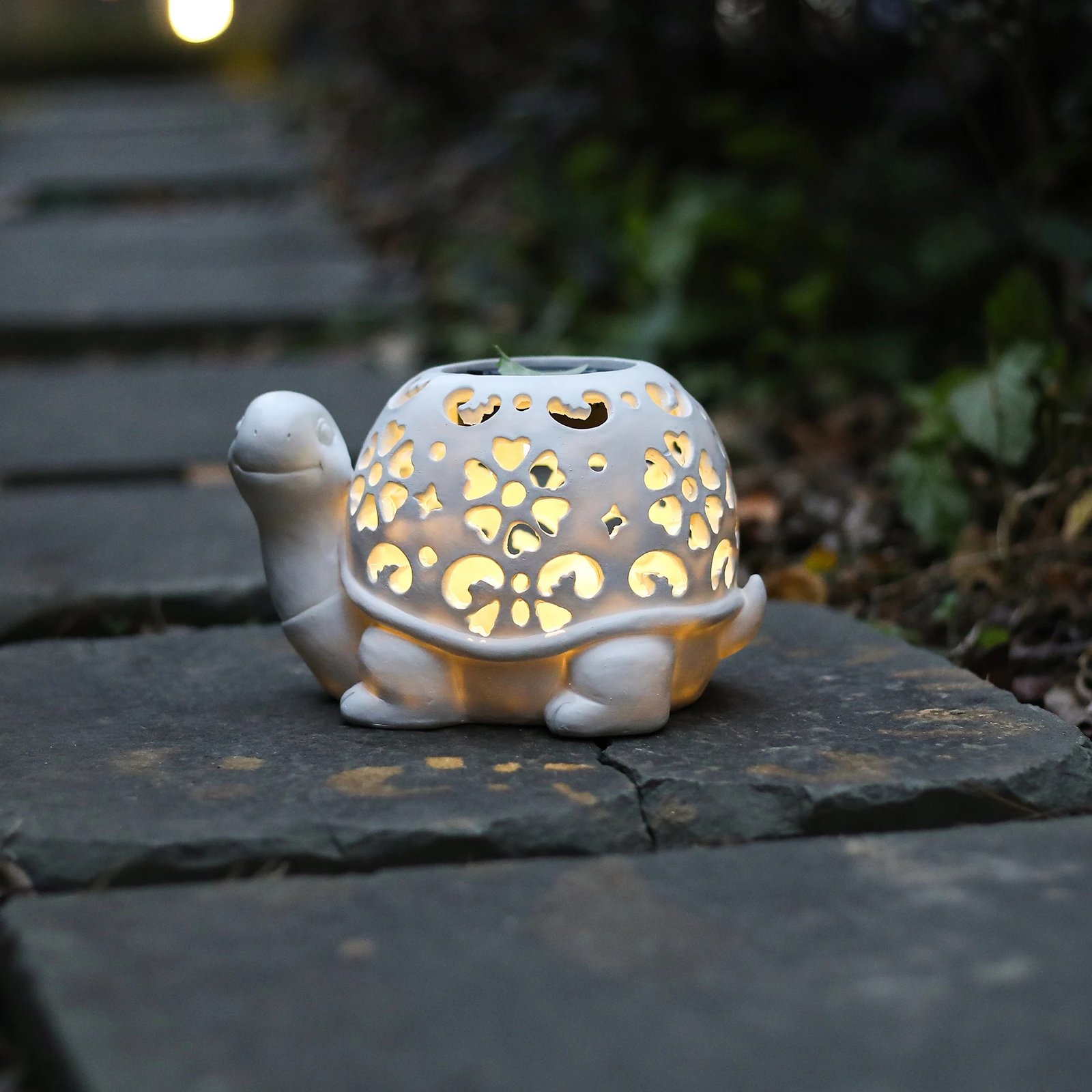 Lampe solaire tortue pour jardin 4 Lampe solaire tortue pour jardin