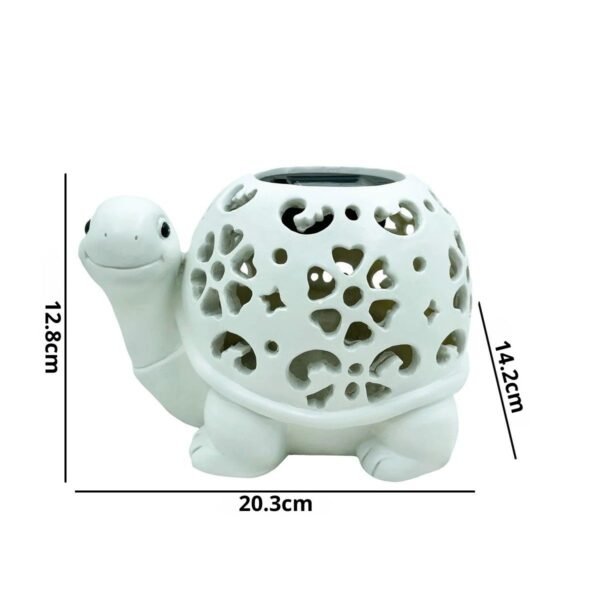Lampe solaire tortue pour jardin