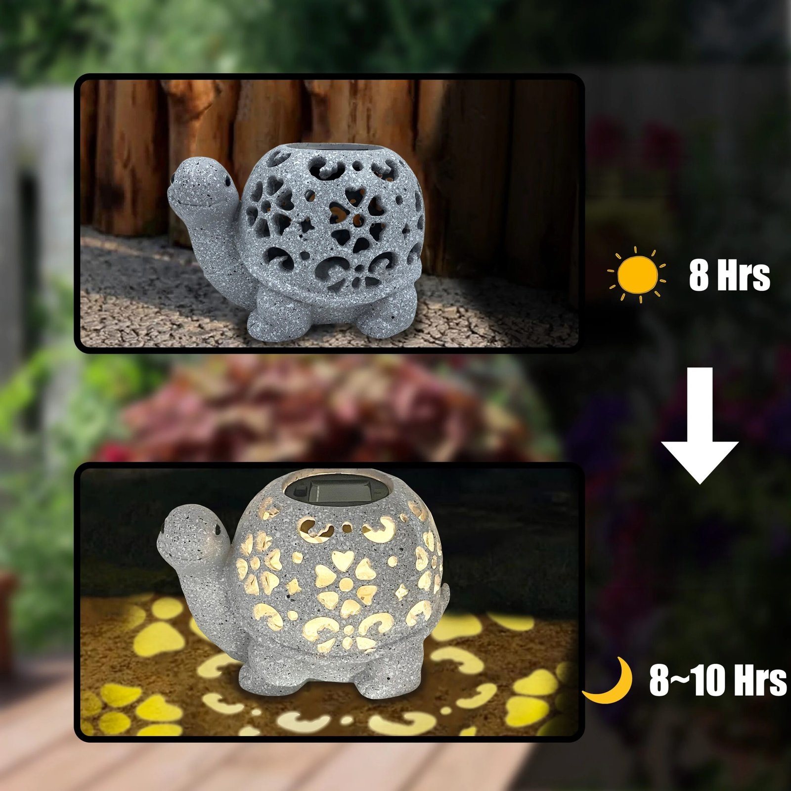 Lampe solaire tortue pour jardin 6 Lampe solaire tortue pour jardin