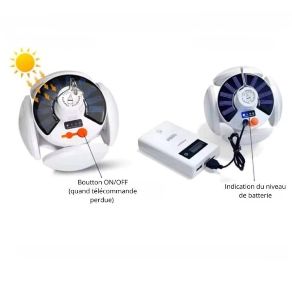 Petite lanterne solaire pliable