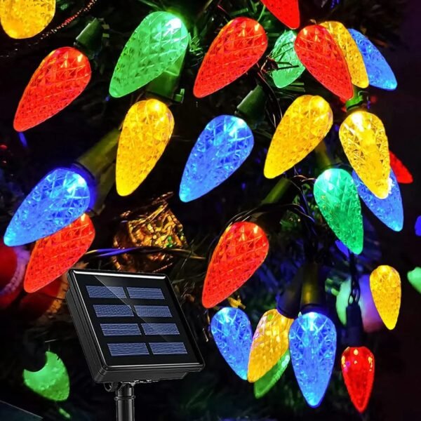 Eden Solaire 43 Guirlande solaire lumineuse pour sapin extérieur