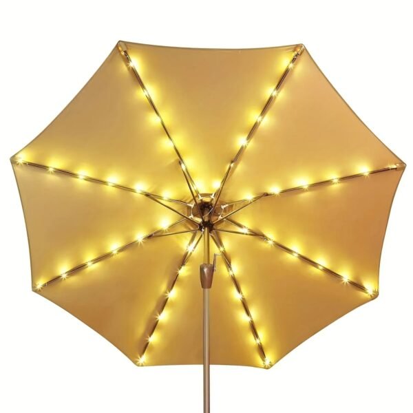 Guirlande solaire pour parasol