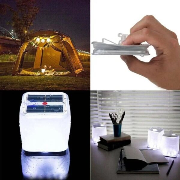 Lampe LED solaire waterproof gonflable et portable