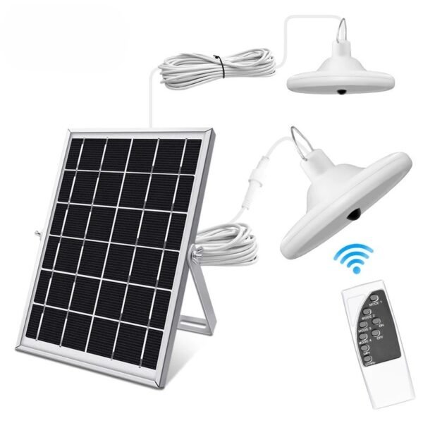 Luminaire solaire suspendu pour pergola ou gazebo