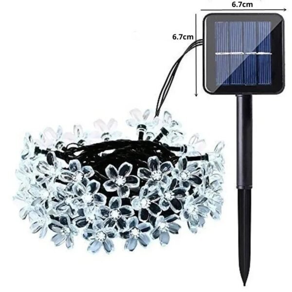 Guirlande solaire fleurs